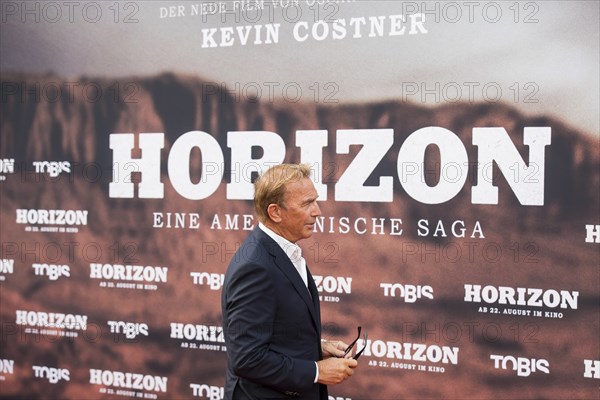 Kevin Costner at the premiere of Horizon in Berlin's Zoo Palast on 04/08/2024