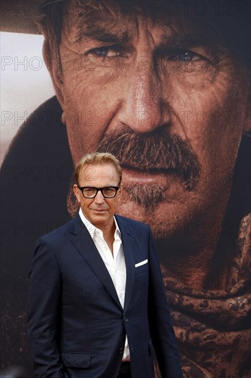 Kevin Costner at the German premiere of Horizont at the Zoo Palast in Berlin on 4 August 2024