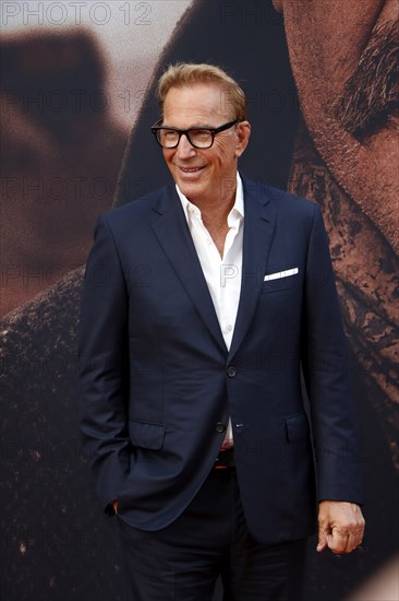 Kevin Costner at the German premiere of Horizont at the Zoo Palast in Berlin on 4 August 2024