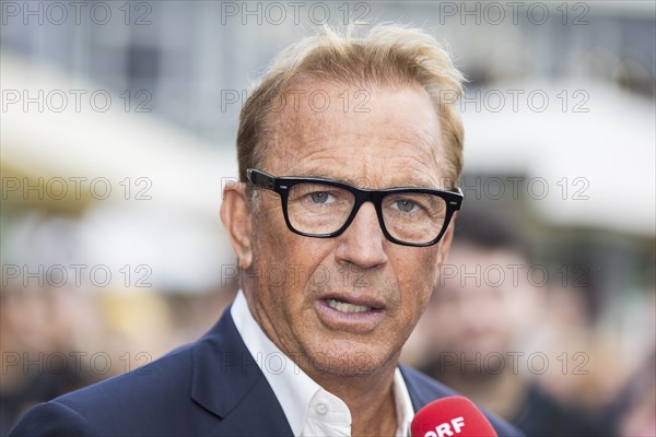 Kevin Costner at the premiere of Horizon in Berlin's Zoo Palast on 04/08/2024