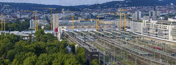 Track apron at the main railway station. Once the Stuttgart 21 project is completed, the new