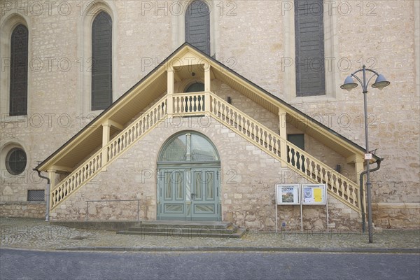 Two-sided staircase exterior, stairs, two, two-sided, symmetrical, timber construction, exterior,
