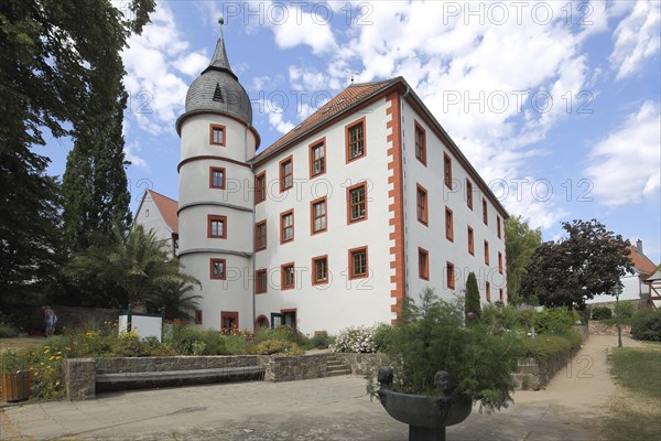 Renaissance castle with tower, Eichenzell, Hesse, Germany, Europe