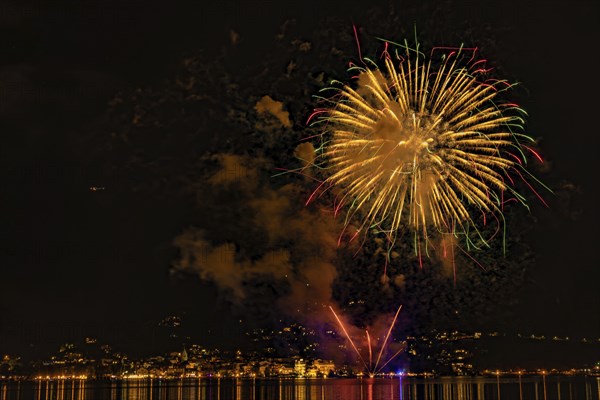 Fireworks, lake, lake festival, Zell am See, Pinzgau