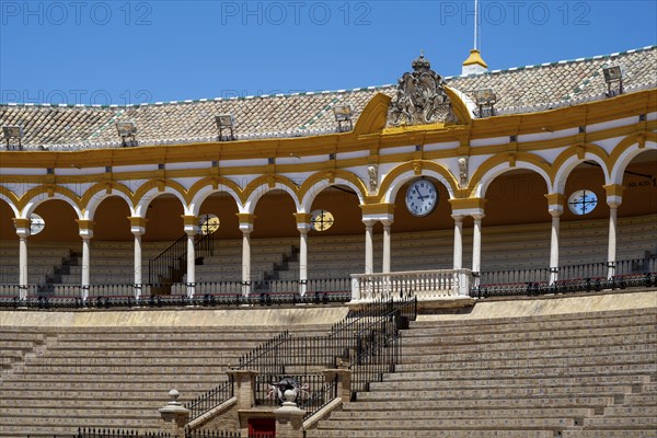 Bullring, Plaza de Toros de la Real Maestranza de Caballeria, Seville, Spain, Europe