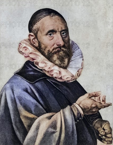 Jan Pieterszoon Sweenlinck (1562-1621), Dutch composer and organist at the Old Church in Amsterdam,