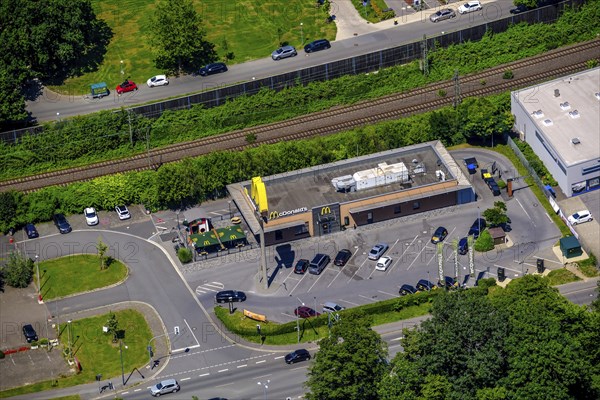 MC Donalds branch in Herten on Resser Strasse. Ruhr area, North Rhine-Westphalia