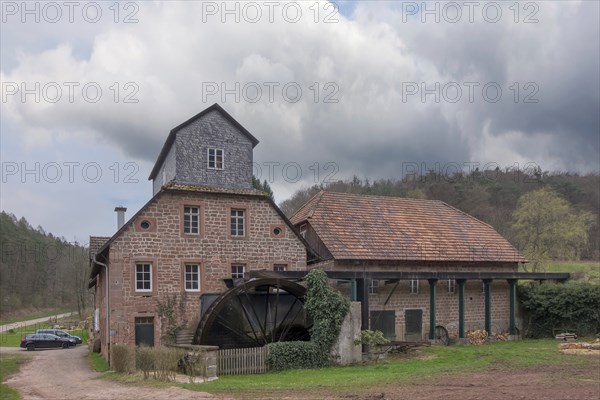 Kaisermühle or Wernersberger Mühle, watermill, grain, saw and oil mill, Wernersberg, Palatinate,