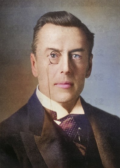 Joseph Chamberlain 1836 to 1914, influential British businessman, politician and statesman. From