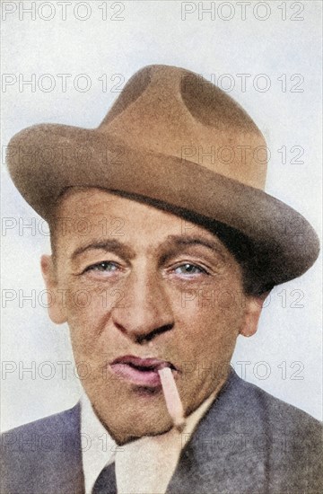 Frederic Louis Sauser, 1887 to 1961, also known as Blaise Cendrars. Swiss novelist and poet. From
