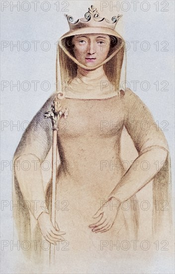 Isabella of France, c. 1295 to 1358, also known as the She-Wolf of France, Queen of Edward II of