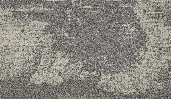 Abstract black and white image filled with grainy texture and noise