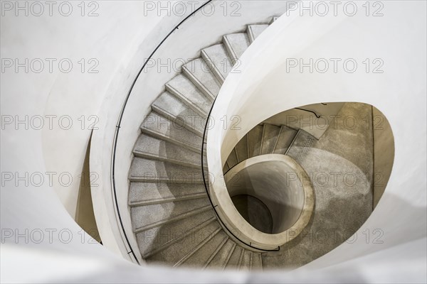 Spiral staircase, Unterlinden Museum, Musée Unterlinden, new building by architects Herzog and de