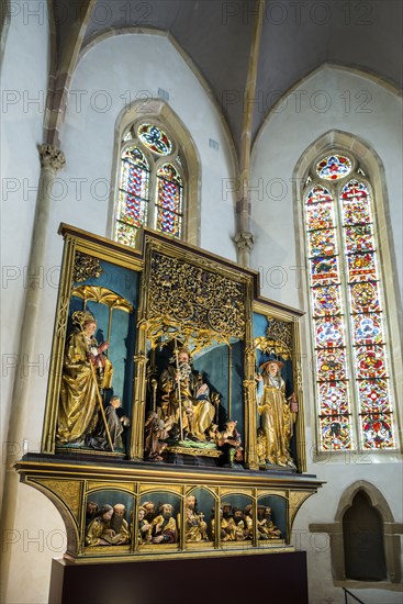 Isenheim Altarpiece, by Matthias Grünewald, Museum Unterlinden, Musée Unterlinden, Colmar, Alsace,