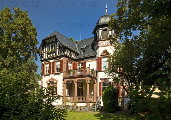 Beautiful, heritage-protected house in Frankfurt-Hoechst, Frankfurt am Main, Hesse, Germany, Europe