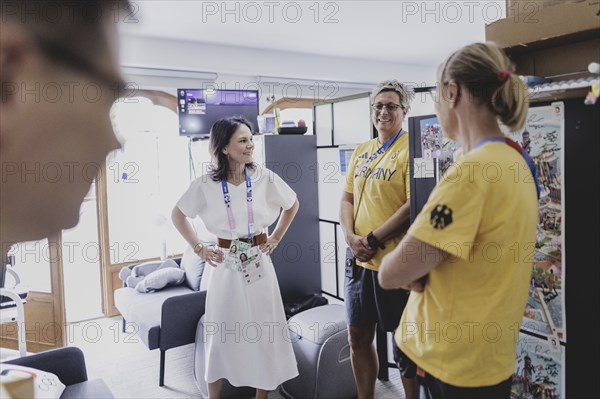 Annalena Bärbock (Bündnis 90/Die Grünen), Federal Foreign Minister, photographed during the Olympic