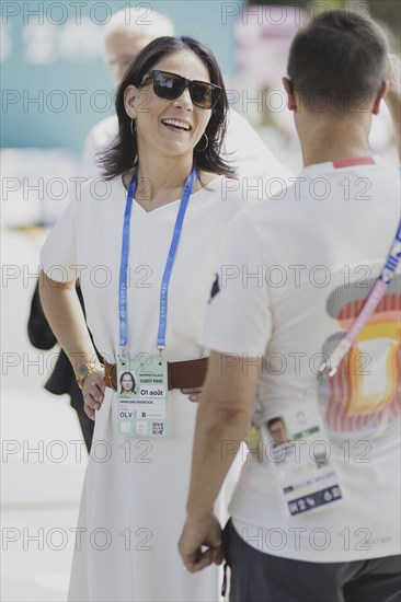 Annalena Bärbock (Bündnis 90/Die Grünen), Federal Foreign Minister, photographed during the Olympic