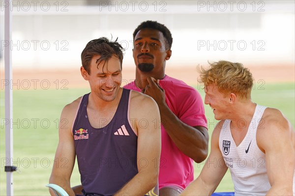 Leo Neugebauer, Niklas Kaul, Manuel Eitel, the three German decathletes and Paris 2024 Olympic