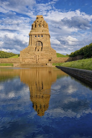 Monument to the Battle of the Nations in memory of the Battle of the Nations 1813 against Napoleon