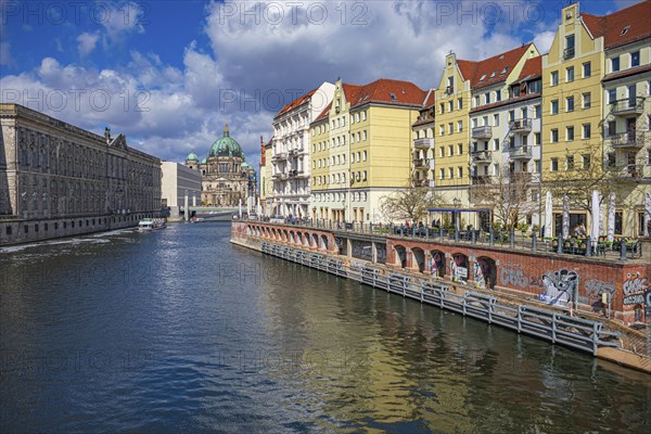 Spree near Mühlendamm in Berlin, Germany, Europe
