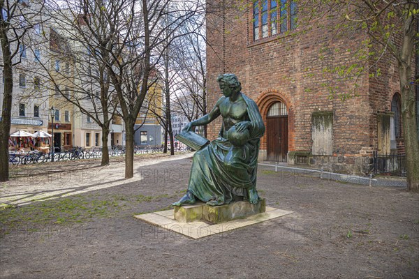 Nikolaikirchplatz in Berlin, Germany, Europe