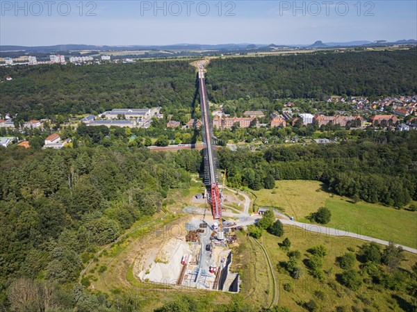 The new bridge on the Pirna southern bypass will be 916 metres long, 70 metres high and require 7,