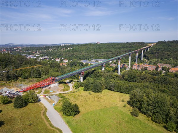 The new bridge on the Pirna southern bypass will be 916 metres long, 70 metres high and require 7,