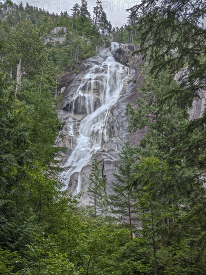 Shannon Falls. British Columbia, Canada, North America