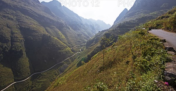 Ma Pi Leng Pass, Dong Van Karst Plateau UNESCO Global Geopark, Ha Giang Province, Vietnam, Asia