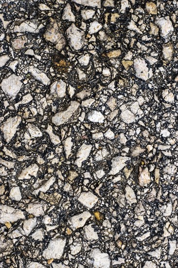 Asphalt and stones texture, AI generated