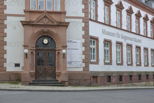 Portal and entrance of the Museum of Contemporary Art, art museum, historical building,