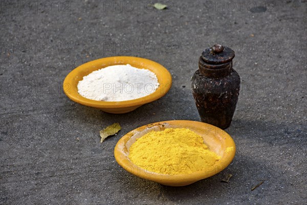 Offering to Exu, one of the various entities of Umbanda, an Afro-Brazilian religion very present in