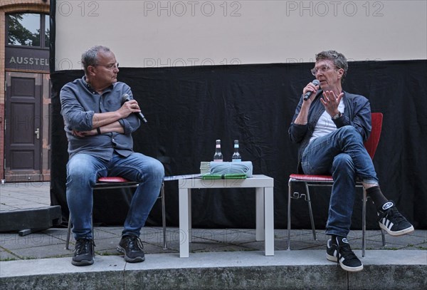 Germany, Berlin, 25.07.2024, Summer in the Courtyard, open-air film series with Knut Elstermann