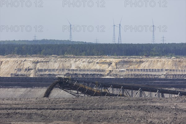 The Nochten open-cast mine (Upper Sorbian: WochoÅ¾anska jama) is an open-cast lignite mine in
