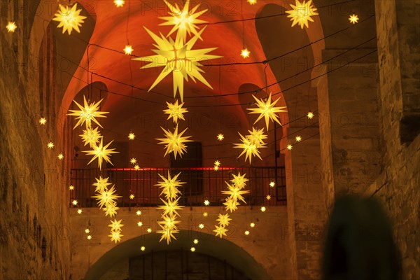 Christmas market at Königstein Fortress in Saxon Switzerland