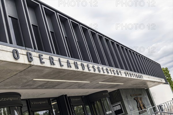 New Courtroom Building of the Higher Regional Court (OLG) in Stuttgart Stammheim, OPS, Stuttgart,