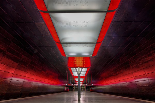Hafencity University underground station, Hamburg, Germany, Europe