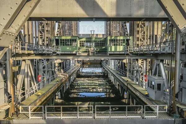 Old Niederfinow boat lift, Brandenburg, Germany, Europe