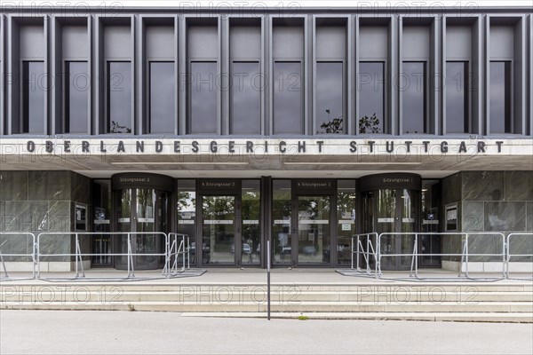 New Courtroom Building of the Higher Regional Court (OLG) in Stuttgart Stammheim, OPS, Stuttgart,