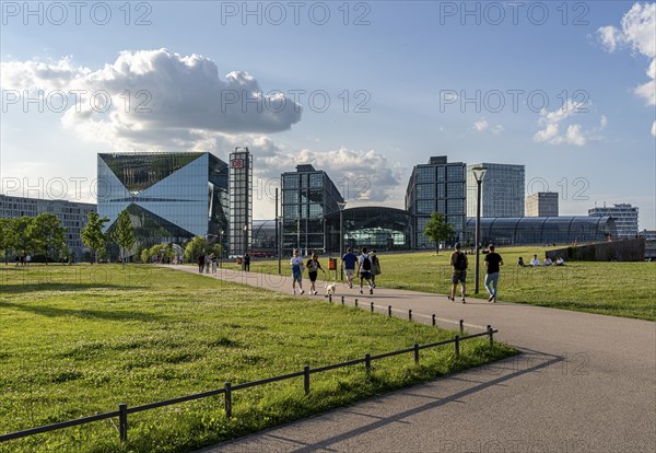 Architecture at Berlin Spreebogenpark, Berlin, Germany, Europe