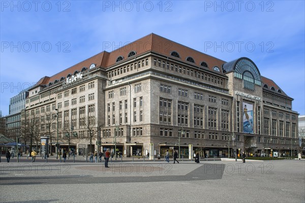 Luxury department stores' KaDeWe, Kaufhaus des Westens, TauentzienstraÃŸe, Berlin, Germany, Europe
