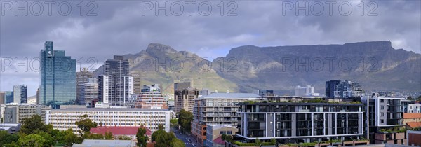 Downtown, Business District, Cape Town, Cape Town, in front of Table Mountain, Western Cape, South