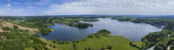 The Pöhl dam is the second largest dam in Saxony in terms of storage capacity and the third largest