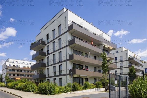New development area KohlenstraÃŸe on the Dresdner Sühöhe