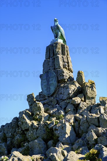 Aviation memorial, Wasserkuppe, Rhön, district of Fulda, Hesse, Germany, Europe