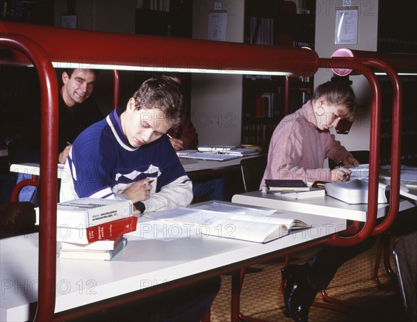 DEU, Germany: The historical slides from the times 80-90s events and persons from politics,
