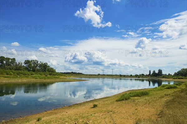 The Oberwartha reservoir was created by the largest earthen dam in Europe at the time when the