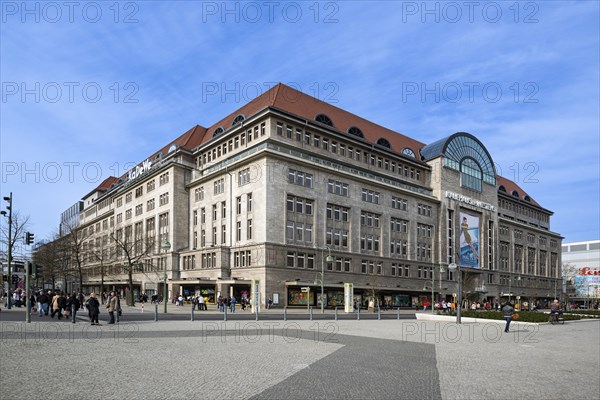 Luxury department stores' KaDeWe, Kaufhaus des Westens, TauentzienstraÃŸe, Berlin, Germany, Europe