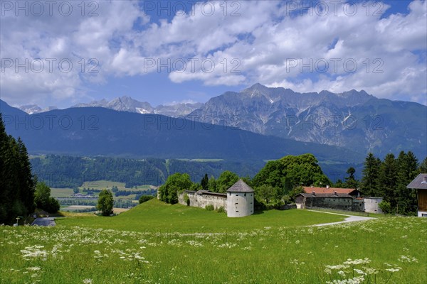 Rettenberg ruins, Kolsassberg, near Weer, Inntal, Tyrol, Austria, Europe