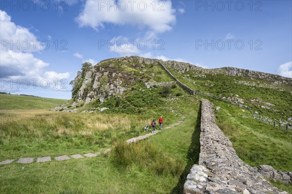 Steel Rig, Hadrian's Wall, Haltwhistle, Northumberland, England, United Kingdom, Europe